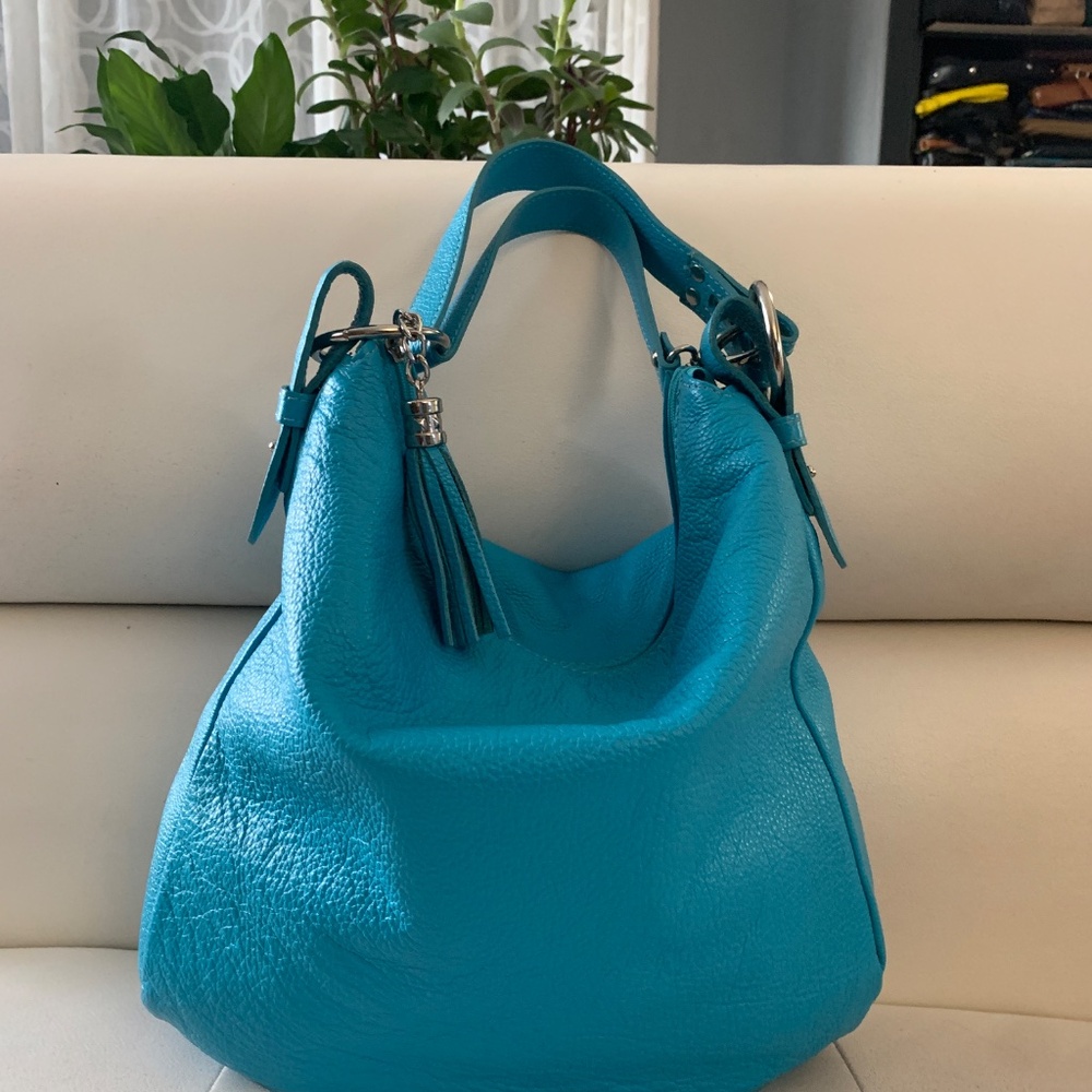 Vera PELLE "Rare Durable Timeless"Premium Leather XL Bag Made in Italy